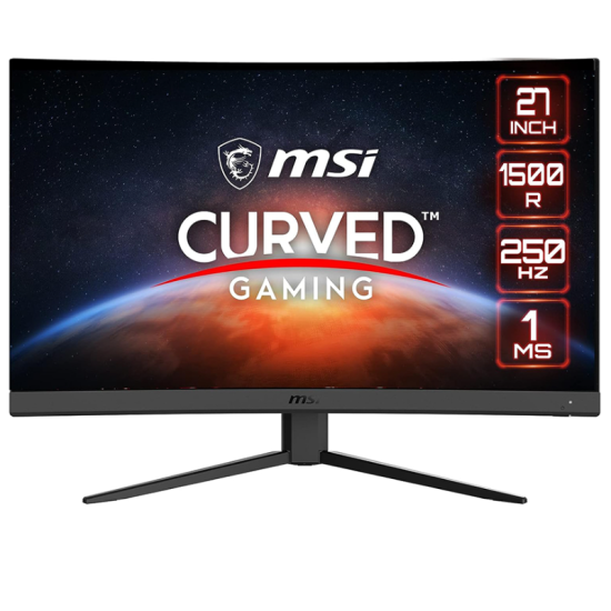 MSI G27C4X 27″ Curved Gaming Monitor, 1920 x 1080 (FHD), 1ms, 250Hz, FreeSync
